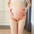 thumbnail image 2 of CAIXIA Seamless Maternity Thongs for Women, No Show Maternity Shapewear Over The Belly, Pregnancy Belly Support Panties, 2 of 9
