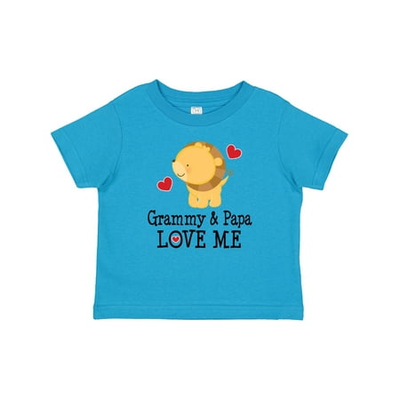 

Inktastic Grammy and Papa Love Me Boys Baby T-Shirt