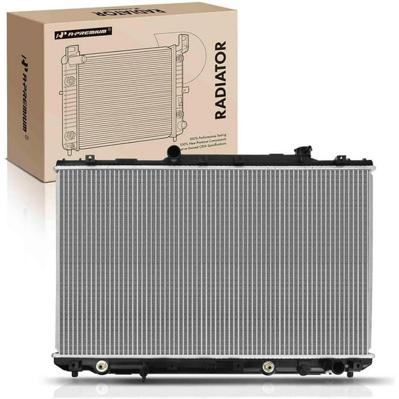 A-Premium Engine Coolant Radiator Assembly with Transmission Oil Cooler Compatible with Toyota Camry 1992-1996 L4 2.2L, Automatic Transmission, Replace# 8011318, 1640003050