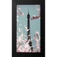 thumbnail image 2 of Telik, Tracey 14x24 Black Modern Framed Museum Art Print Titled - Spring Eiffel Pastel, 2 of 5