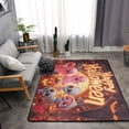 thumbnail image 2 of Halloween Rugs for Living Room, Halloween Cute Ghost Skull Halloween Decor Area Rug Rugs 63x48in, Non Slip Carpet Floor Mat, Halloween Decorations Rug Kids Room Home Decor, 2 of 5