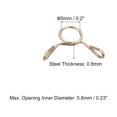 thumbnail image 2 of Unique Bargains Fuel Line Hose Clips, 20 Pack 5mm 65Mn Steel Single Wire Tubing Spring Clamps, 2 of 5