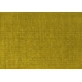 thumbnail image 1 of Ahgly Company Machine Washable Indoor Rectangle Solid Yellow Modern Area Rugs, 2' x 5', 1 of 4