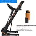 thumbnail image 5 of SWERTOY Folding 3.5 HP Treadmill 330 LB Capacity for Home, 15% Manual Incline Running Machine with & Strong Shock Absorption, Easy Assembly & Space Saver for Home Office Workout, 5 of 8