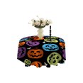thumbnail image 2 of Mantel Impreso Digital Circular Resistente Al Aceite de Halloween, Tela de 120cm de Diámetro para la Mesa de Café de Comedor, Protege las Superficies de las Manchas, 2 of 5