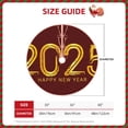 thumbnail image 2 of Lukts 2025 New Year 4 Print Color Life Christmas Tree Skirt, Winter Holiday Tree Mat Decoration ,Can be Used as A Shawl-48", 2 of 6