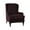 Coffee, variant on ATJIA 1 Piece Wingback Chair Covers Velvet Plush Wing Chair Slipcover Wing Back Chair Slipcovers Sofa Cover