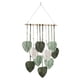 thumbnail image 1 of Elegante tapiz bohemio, colgante de pared de macramé con cuentas de madera, decoración de plumas tejidas para el apartamento de la guardería, el macramé hecho a mano agrega encanto a sus espacios, 1 of 6