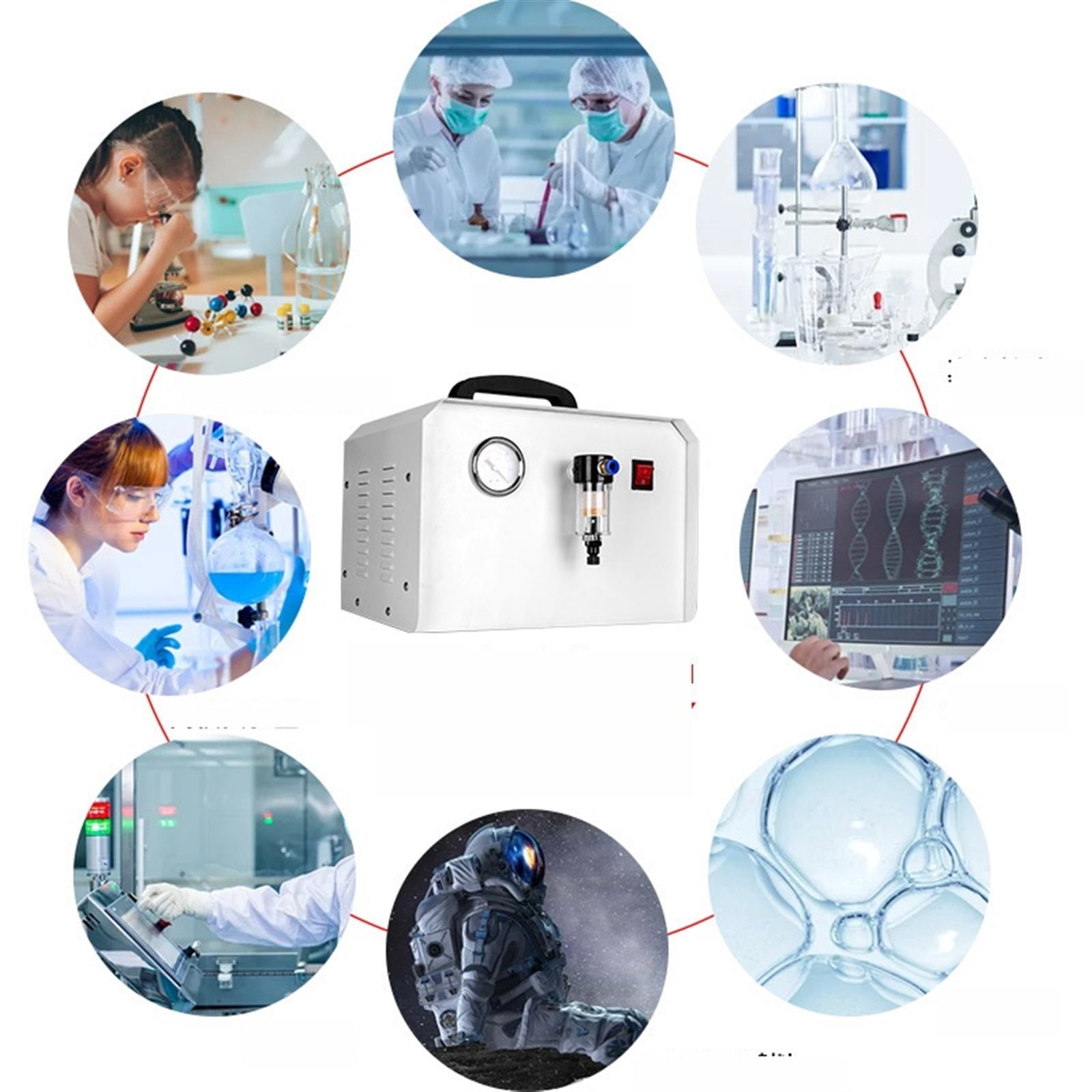 Vacuum Pump Laboratory Scientific Research With Vacuum Drying Defoaming Filter Oil-free Silent Vacuum Machine Pump ,Easy to Use