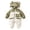 Green, variant on Baby 12D Elephant Ear Color Block Padded Snowsuit Unisex Cartoon Animal Pocket Hooded Zip Up One Piece Winter Jumpsuit Lined Warm Infant Romper for Toddler Boys Girls Outdoor Play