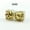 Silver-Gold, variant on Hot Gold Plated New York Glitter Mini Studs Galaxy Glitter Square Stud Earrings
