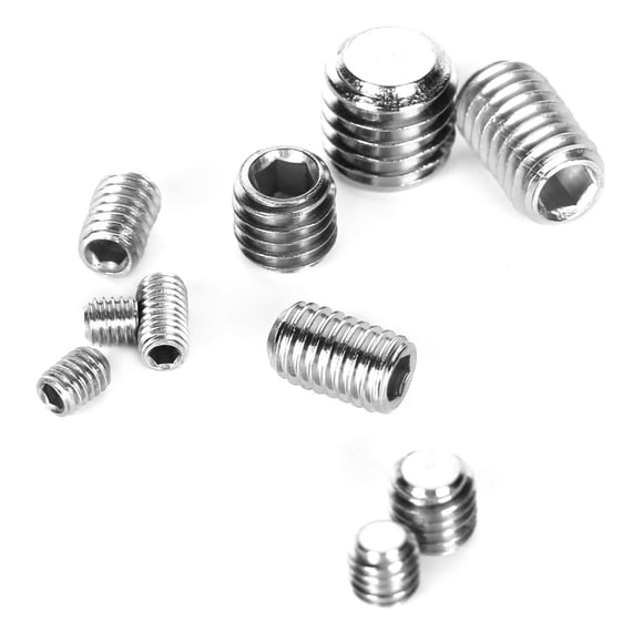 220 piezas de tornillos prisioneros de cabeza hexagonal de acero inoxidable, tornillos de fijación, sujetadores de hardware M3 M4 M5 M6 M8