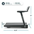 thumbnail image 2 of Tapis de course pliable Echelon Stride-6 pour la course et la marche, design compact, 2 of 10
