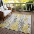 thumbnail image 4 of Dalyn Rugs Machine Washable Indoor/Outdoor Chantille Yellow 2'6" x 3'10" Rug, 4 of 9