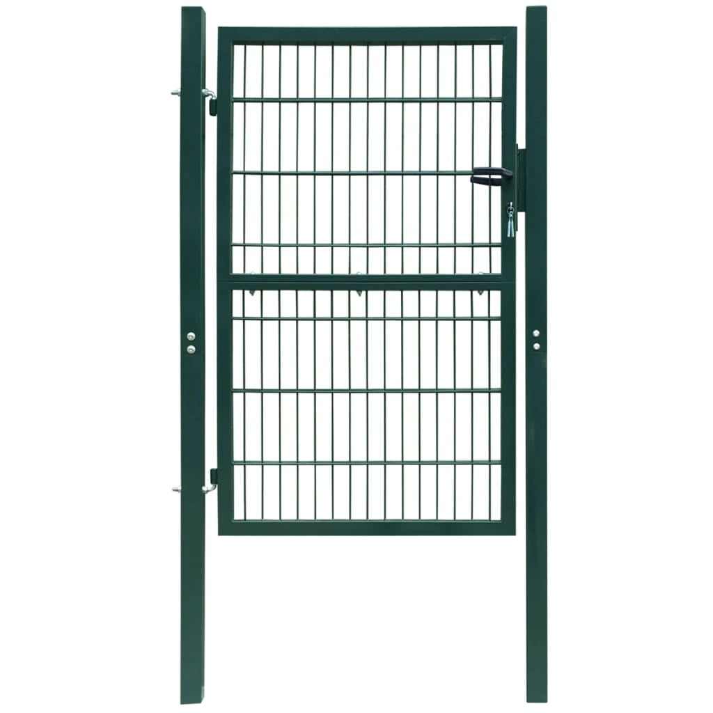 Single Green 41.7" x 82.7" Details about   vidaXL 2D Fence Gate 