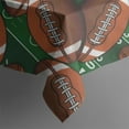 thumbnail image 5 of Football on Field Pattern Square Tablecloth,Waterproof Square Table Cover,Wipeable Spillproof Washable Table Cover for Home Kitchen Party Decor 42"X42"(107x107cm), 5 of 6