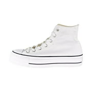 CONVERSE LIFT HI Platform Womens Sneaker Shoes High Top Chuck Taylors All Sizes (White,9)