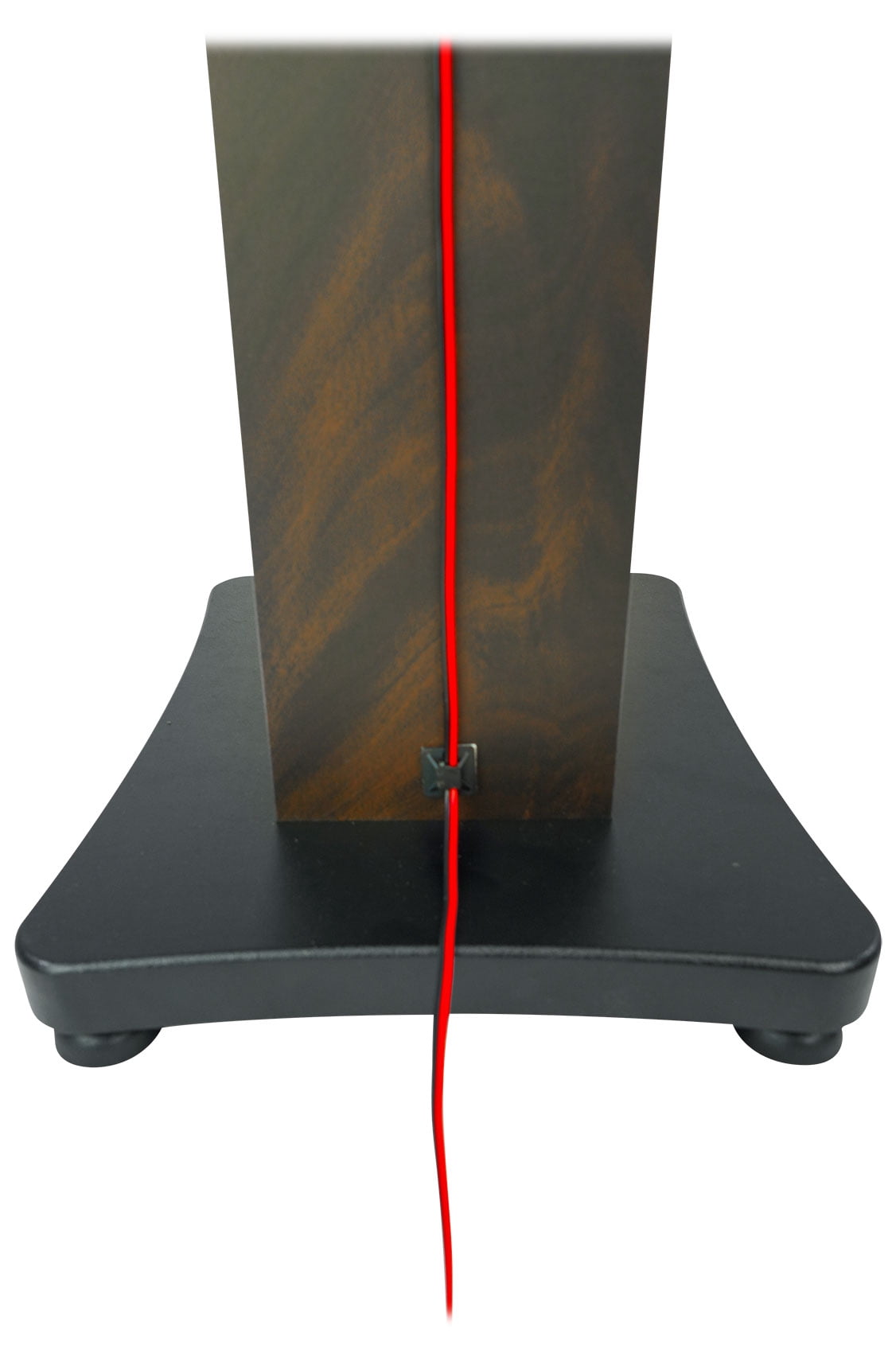 2 Rockville APM6B 6.5" USB Studio Monitor Speakers+28" Dark Wood Premium Stands