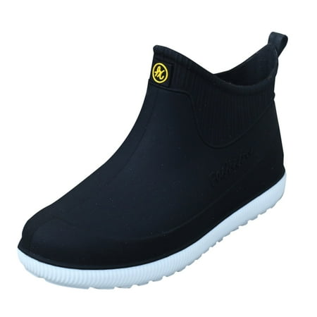 

Man Short Rubber Rainboots Waterproof Rubber Boots For Garden Man Rain Footwear Rain Shoes Boots Work Women Mens Winter Shoes Rain Overshoes for Women Rubber Shoe Covers Mens Lace up Rain Boots Mens