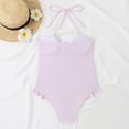 thumbnail image 3 of New & Trending NMMUED One Piece Swimsuit Women, Strapless Swimsuits for Women, Ruffle Swimsuits for Women, Tummy Control Swimsuits for Women, Full Coverage Swimsuits for Women, Purple XL, 3 of 7