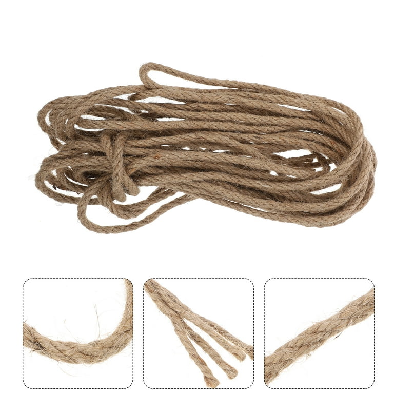 HOMEMAXS 1 Bundle Natural Hemp Rope Rope Jute Rope for Crafts Thick Rope