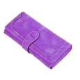 thumbnail image 1 of Sonducket Cartera larga plegable de cuero PU, monedero delgado con cremallera para chicas lindas, monedero portátil para monedas, accesorios de oficina Bolsas de mensajero y de hombro Violeta Sonducket AP009352-02, 1 of 6