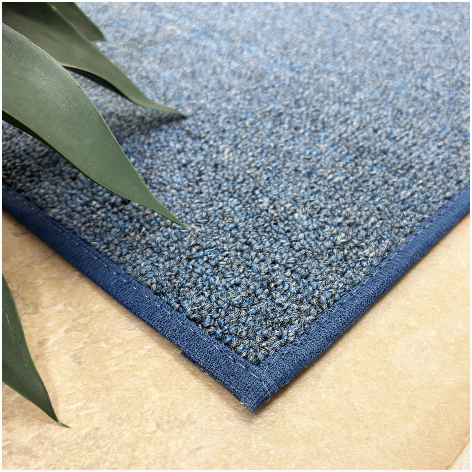 Koeckritz Rugs Cobalt Blue 5'x10' Standard Area Rug for Indoor or Outdoor Living Spaces