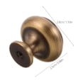thumbnail image 2 of unbranded Cabinet Door Knobs De Latón Vintage Para Muebles Con Estilo Retro Y Durabilidad Para El Hogar, 2 of 6