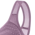 thumbnail image 4 of Women's Plus Front Closure Bra, Full Coverage Light Support Underwear with Wide Straps, Tank Style, Comfort Daily Bra | VerBelle,Purple S, 4 of 5