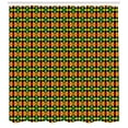 thumbnail image 3 of Ambesonne Kente Pattern Shower Curtain, Indigenous Zambia, 69"Wx84"L, Multicolor, 3 of 3