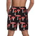 thumbnail image 3 of Xecao Forest Mushrooms for Men's Swimming Trunks Swim Trunks Quick Dry Swim Shorts with Mesh Lining Funny Swimwear Bathing Suits, 3 of 9