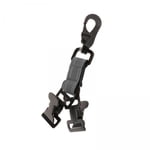 Rongfmy 2xFirefighter Glove Strap Reflective Lightweight Work Glove Strap Turnout Gear Gray