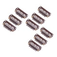 thumbnail image 2 of 140 Pcs Pinces Perruques Pinces en Forme de U Pinces à Cheveux en Fer Métal Pinces à Peigne pour Extensions Perruques DIY Extensions de Cheveux, 2 of 9