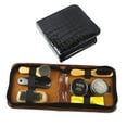 thumbnail image 2 of 8PC Shoe Shine Care Kit Black & Neutral Shinning Brush Set for Boots Shoes Sneakers, 2 of 6