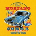 thumbnail image 3 of Tee Hunt Ford Mustang Cobra 1968 T-Shirt United We Stang American Classic Mens Shirt, 3 of 5