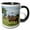 Black/White, variant on 3drose, Argentina, Buenos Aires, Gaucho Horses - Sa01 Cmi0058 - Cindy Miller Hopkins, 11oz Mug