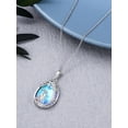 thumbnail image 5 of Dorunmo Father Daughter Necklace 925 Sterling Silver Daughter Necklace from Dad Moonstone Jewelry for Women, 5 of 10