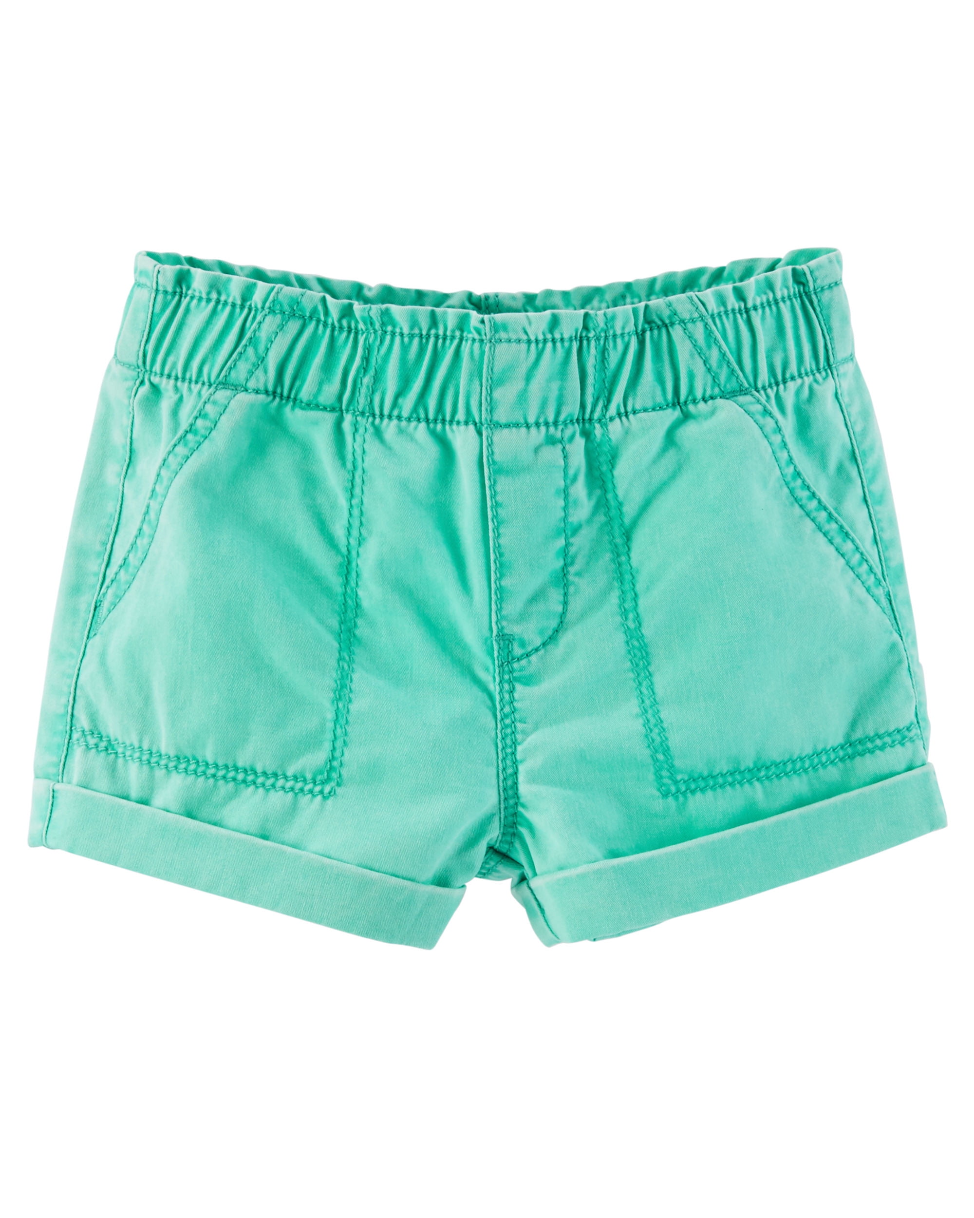 Turquiose Blue OshKosh BGosh Baby Girls Neon Sun Shorts 12 Months