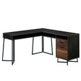 thumbnail image 4 of Sauder Canton Lane L-Desk, Brew Oak Finish, 4 of 12