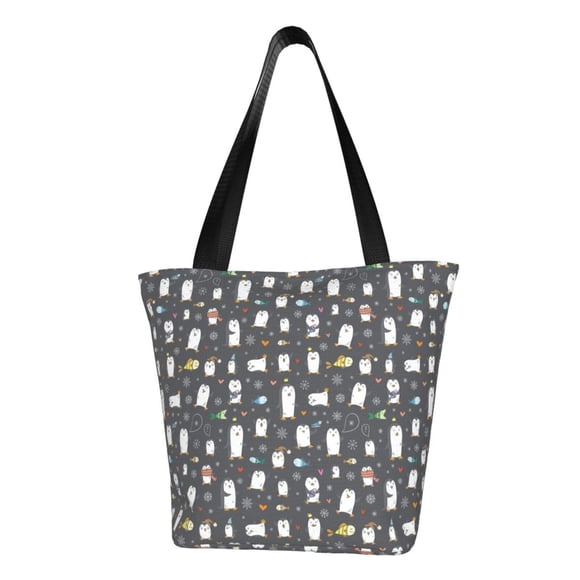 Matuu Lovely Penguin for Women’s Casual Shoulder Tote Bag Handbag For Women Work College Travel Business Shopping
