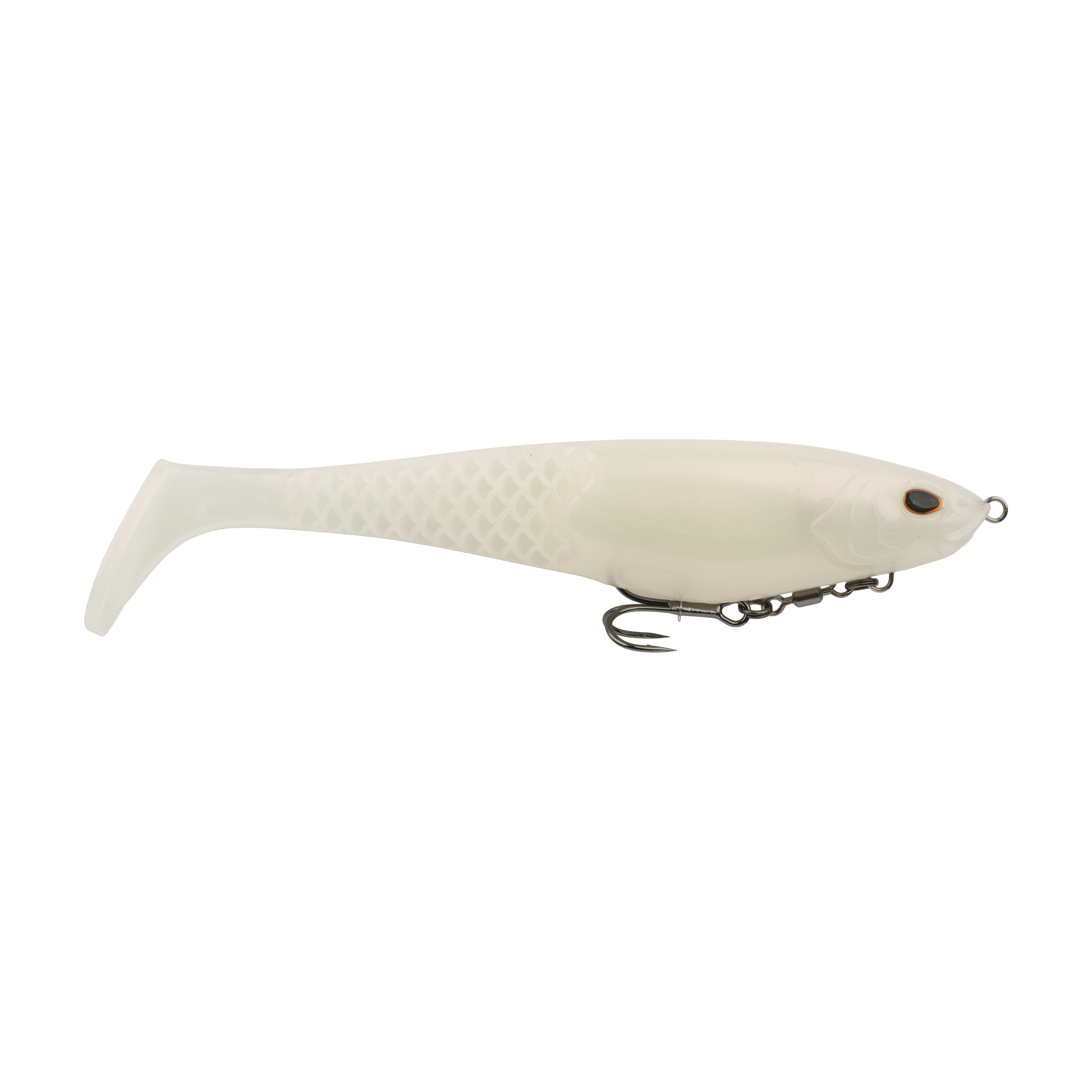 (2 pack) Berkley PowerBait® CullShad, 6 in, Albino