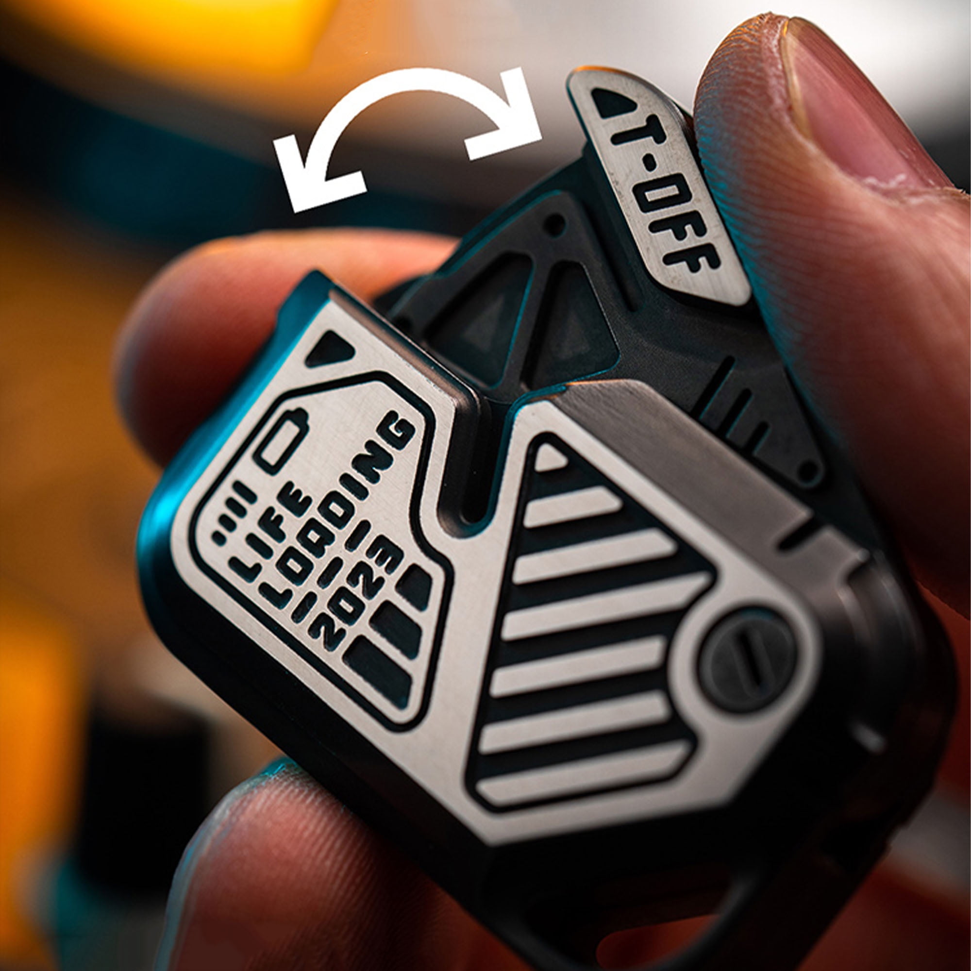 Fidget Slider Zero One EDC POP Fidget Haptic Coin
