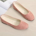thumbnail image 3 of Flat Shoes for Women Slip On Comfortable Walking Ballerina Shoes Ladies Cute Ballet Flats Pumps Low Wedge Dolly Shoes, 40, 3 of 5
