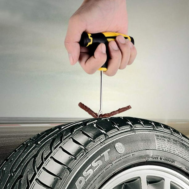Acheter Kit de réparation de pneus sous vide, ensemble d'outils de  réparation de pneus, râpe de pneu de crevaison, bande de réparation de pneus,  colle rapide, mécanicien automobile pour vélo, voiture, camion