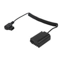 thumbnail image 3 of Dummy Battery Adapter Cable, Metal Avoid Overcharging Flexible Stable D Tap To DMW DCC17 Dummy Battery  For Digital Camera, 3 of 8