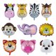 thumbnail image 2 of 10 piezas/lote de mini globos de aluminio con forma de cebra, tigre, mono, ciervo, vaca, para fiestas temáticas, 2 of 7
