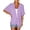 Purple, variant on HCYSFG Womens Side Slit Cardigan Open Front Short Sleeve With Pockets Lightweight Duster Loose Fit Casual Summer Travel Layering Cover Up