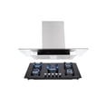 thumbnail image 1 of Campana de cocina de isla digital cristal recto 90cm Fordex y Parrilla de gas 5 quemadores cristal 86cm Ceres, 1 of 4