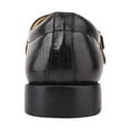 thumbnail image 6 of LIBERTYZENO Mens Dress Male Double Monk Strap Shoes, Black, 11, 6 of 7