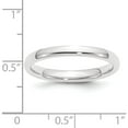 thumbnail image 3 of Platinum 2.5mm Comfort-Fit Wedding Band (Size 5.5) Made In United States pcf025-5.5, 3 of 5